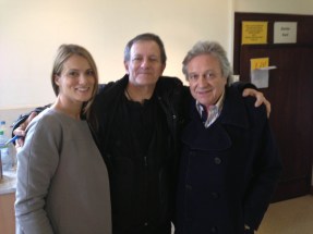 Francis Huster, my father, and I